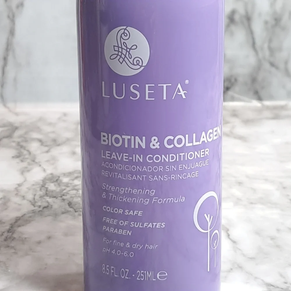LUSETA‎ BIOTIN & COLLAGEN LEAVE-IN HAIR CONDITIONER Strengthen Thicken Dry Hair